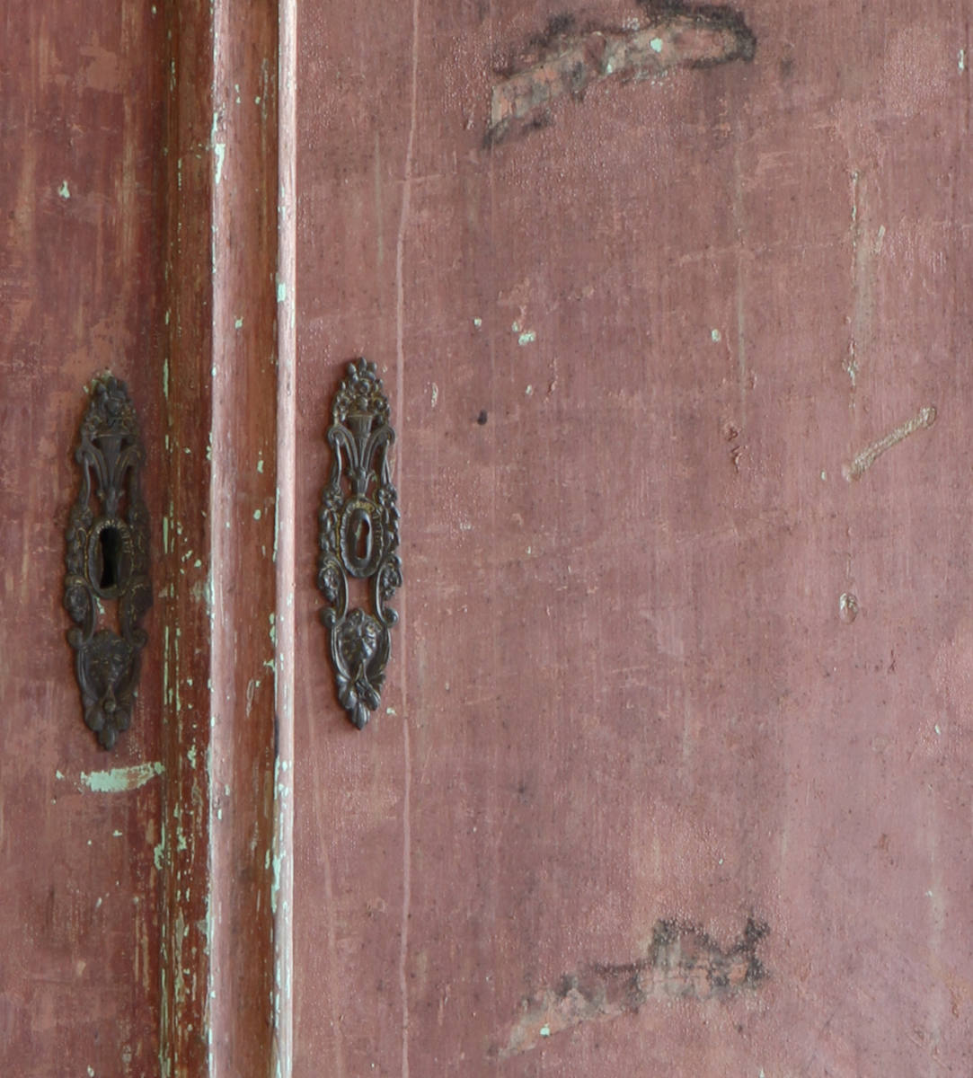 19th Century Dutch painted cupboard in original paint - Image 4