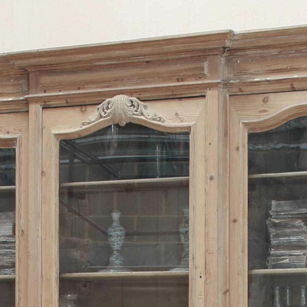 19th Century Bibliotheque bookcase with original glass - Image 4