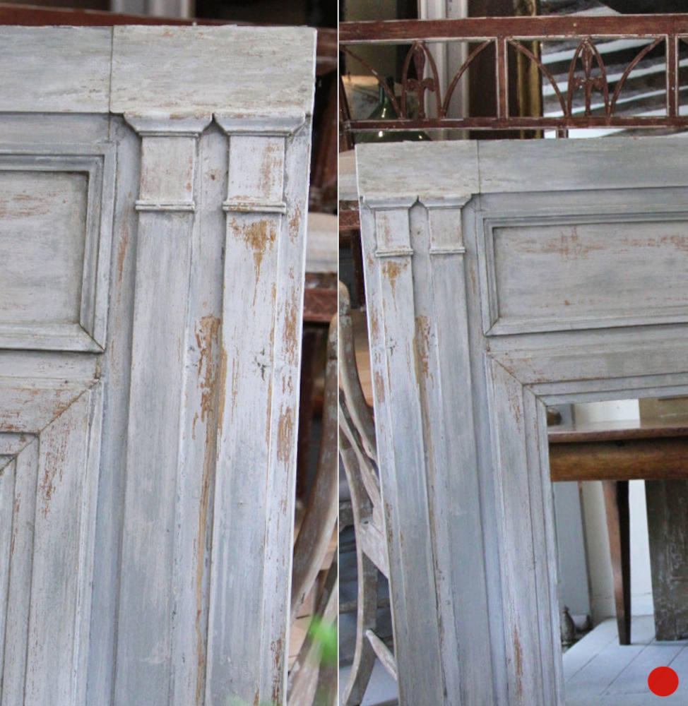 19th Century French mirror with original paint