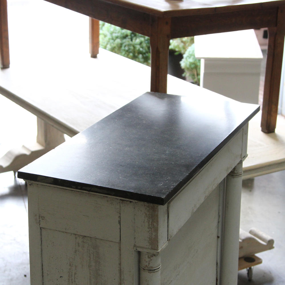 A view of the marble top