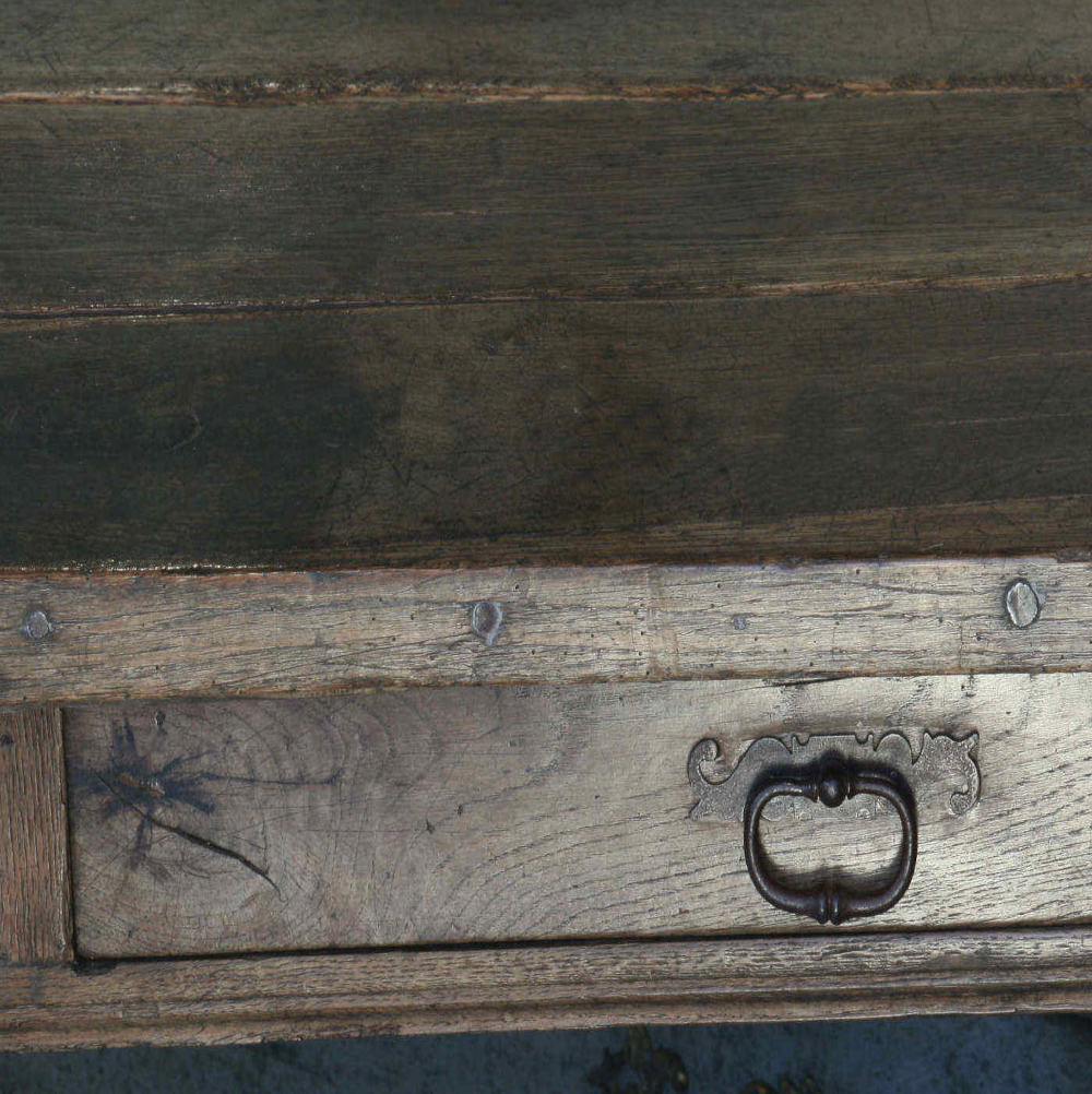 An early period oak refectory table